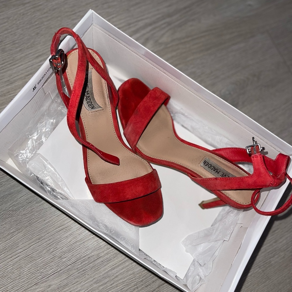 Steve Madden Red Heels